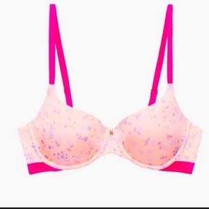 SAVAGE X FENTY Floral pink flowery print bra